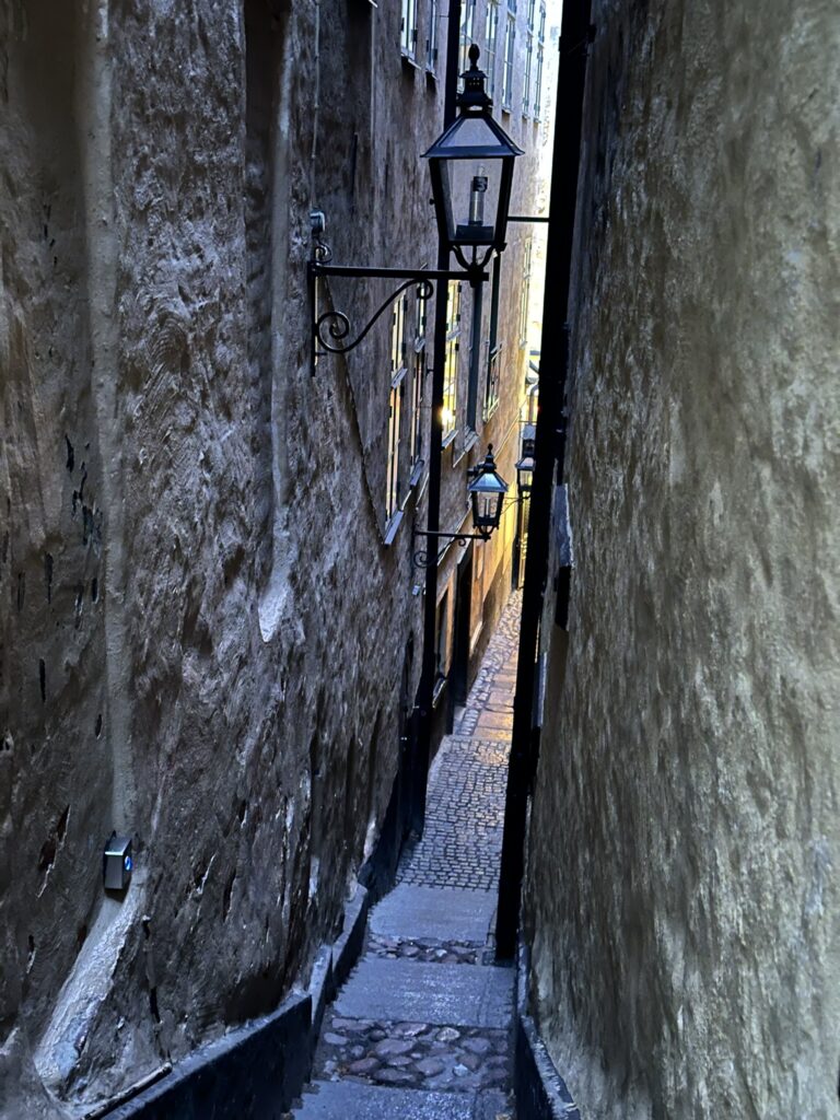 Mårten Trotzigs gränd, Stockholm's narrowest street at 90 cm